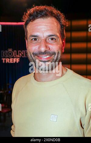 Kai Schumann bei der Aufzeichnung der WDR-Talkshow Kölner Treff im WDR Studio BS 3. Köln, 12.04.2024 *** Kai Schumann alla registrazione del talk show WDR Kölner Treff nel WDR Studio BS 3 Colonia, 12 04 2024 foto:XR.xSchmiegeltx/xFuturexImagex koelner treff1204 4423 Foto Stock