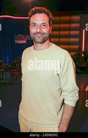 Kai Schumann bei der Aufzeichnung der WDR-Talkshow Kölner Treff im WDR Studio BS 3. Köln, 12.04.2024 *** Kai Schumann alla registrazione del talk show WDR Kölner Treff nel WDR Studio BS 3 Colonia, 12 04 2024 foto:XR.xSchmiegeltx/xFuturexImagex koelner treff1204 4422 Foto Stock