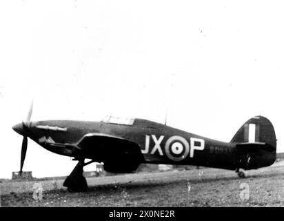 HURRICANE (HAWKER) MARK IIC - motore Rolls-Royce XX. N. 1 Squadron RAF Foto Stock