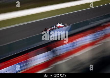 Misano Adriatico, Italie. 13 aprile 2024. 94 WEHRLEIN Pascal (Ger), TAG HEUER Porsche Formula e Team, Porsche 99X Electric, azione durante l'ePrix di Misano 2024, 5° appuntamento del Campionato del mondo ABB FIA Formula e 2023-24, sul Misano World Circuit Marco Simoncelli dall'11 al 14 aprile 2024 a Misano Adriatico, Italia - foto André Ferreira/DPPI credito: DPPI Media/Alamy Live News Foto Stock