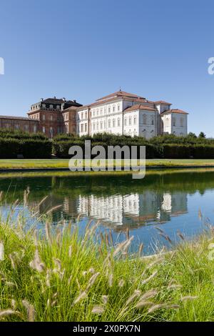 Vista del Palazzo reale di Venaria, sede della riunione ministeriale del G7 su clima, energia e ambiente. Credito: Alamy Stock Photo Foto Stock