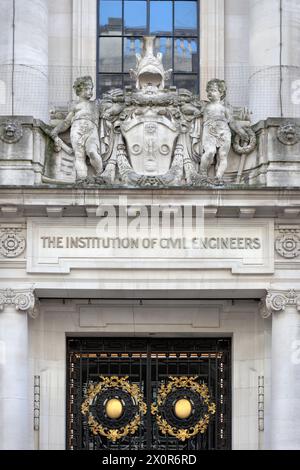 Sede dell'Institution of Civil Engineers (ICE) a Londra, Regno Unito Foto Stock