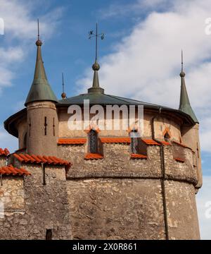 Rifugio di caccia sul terreno del castello del Liechtenstein. Alb svevo in Germania Foto Stock