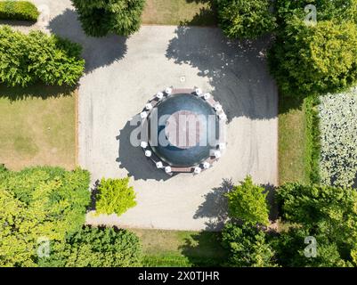 Grande giardino Herrenhausen, Tempio Remy de La Fosse, Hannover, Bassa Sassonia, Germania Foto Stock