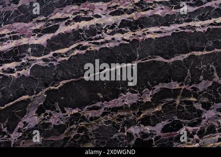 Esclusivo sfondo in marmo scuro come parte del tuo nuovo design accattivante. Texture di alta qualità ad altissima risoluzione. foto da 50 megapixel. Foto Stock