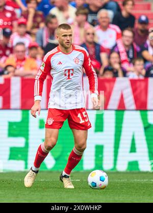 Eric Dier, FCB 15 nella partita FC BAYERN MUENCHEN - 1.FC Koeln 2-0 il 13 aprile 2024 a Monaco, Germania. Stagione 2023/2024, 1.Bundesliga, FCB, Monaco, giorno 29, 29.Spieltag Photographer: immagini ddp/STAR-images - LE NORMATIVE DFL VIETANO QUALSIASI USO DI FOTOGRAFIE come SEQUENZE DI IMMAGINI e/o QUASI-VIDEO - Foto Stock