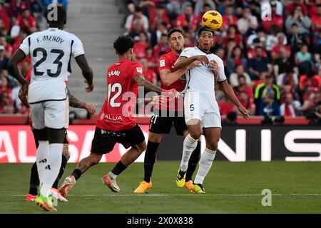 Mallorca, Spagna. 13 aprile 2024. Partita di calcio spagnola la Liga Mallorca vs Real Madrid allo stadio Son Moix di Maiorca 13 aprile 2024 Jude Bellingham 900/Cordon Press credito: CORDON PRESS/Alamy Live News Foto Stock