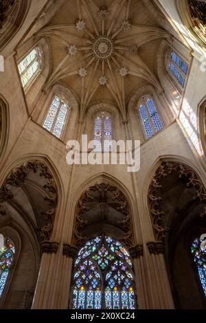 Batalha, Mosteiro da Batalha, Kloster, Capela do Fundador, Gründerkapelle Foto Stock