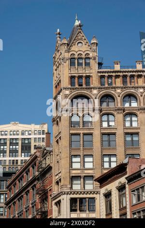 Architettura signorile a Manhattan, New York City, USA 2024 Foto Stock