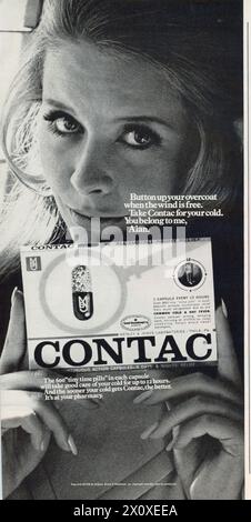 Pubblicità vintage della rivista "Playboy" di marzo 1969, USA Foto Stock