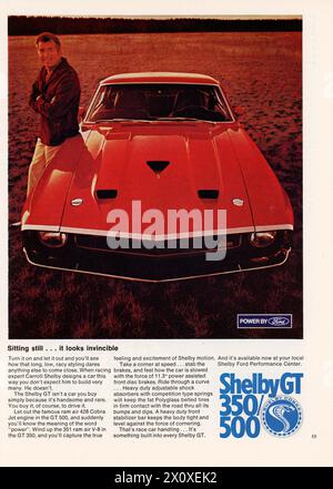 Pubblicità vintage della rivista "Playboy" di marzo 1969, USA Foto Stock