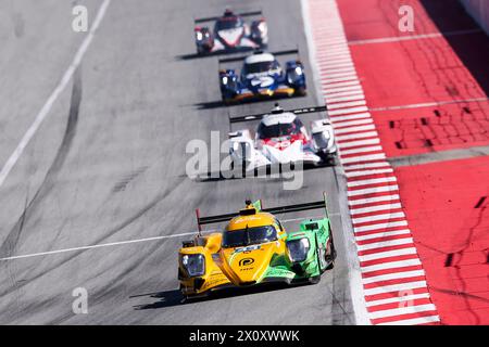 43 ALVAREZ Sebastian (mex), LOMKO Vladislav (fra), DILLMANN Tom (fra), Inter Europol Competition, Oreca 07 - Gibson, azione durante il 1° round dell'European le Mans Series 2024 sul circuito di Barcellona-Catalunya dal 12 al 14 aprile 2024 a Montmelo, Spagna - foto Eric Alonso / DPPI Foto Stock