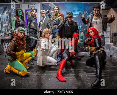 Italia Piemonte Torino Fiera Ligotto XXVIII edizione di Torino Comics - Cosplayers - il gruppo mondiale Avanger crediti: Realy Easy Star/Alamy Live News Foto Stock