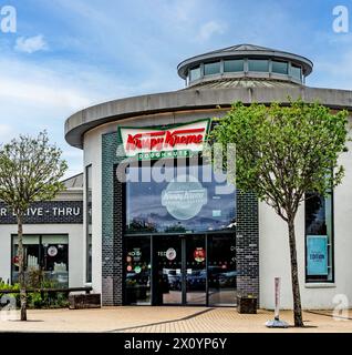 Krispy Kreme Doughnuts, Blanchardstown, Dublino, Irlanda. Foto Stock