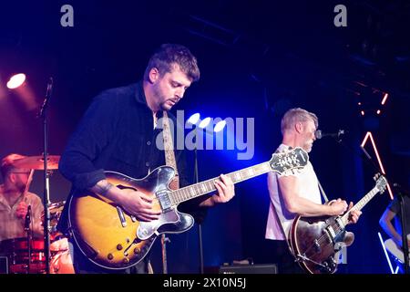 Glasgow, Scozia, Regno Unito. 13 aprile 2024. Kings of Lyon si esibisce al Clyde Rooms, Edmonton House a Glasgow il 13 aprile 2024 crediti: James Edmond/Alamy Live News Foto Stock