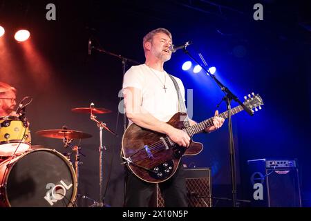 Glasgow, Scozia, Regno Unito. 13 aprile 2024. Kings of Lyon si esibisce al Clyde Rooms, Edmonton House a Glasgow il 13 aprile 2024 crediti: James Edmond/Alamy Live News Foto Stock
