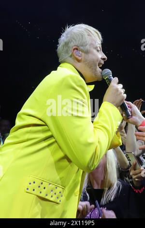 Schlagernacht des Jahres 2024 Ross Antony, Schlagernacht des Jahres 2024, Barclay Cards Arena Hamburg 13.04.2024 *** Schlager notte dell'anno 2024 Ross Antony, Schlager notte dell'anno 2024, Barclay Cards Arena Hamburg 13 04 2024 Copyright: XEventpressxBecherx Foto Stock