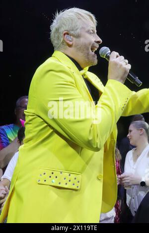 Schlagernacht des Jahres 2024 Ross Antony, Schlagernacht des Jahres 2024, Barclay Cards Arena Hamburg 13.04.2024 *** Schlager notte dell'anno 2024 Ross Antony, Schlager notte dell'anno 2024, Barclay Cards Arena Hamburg 13 04 2024 Copyright: XEventpressxBecherx Foto Stock