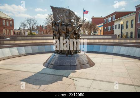 African American Civil War Memorial, museo di Washington, D.C., Stati Uniti Foto Stock