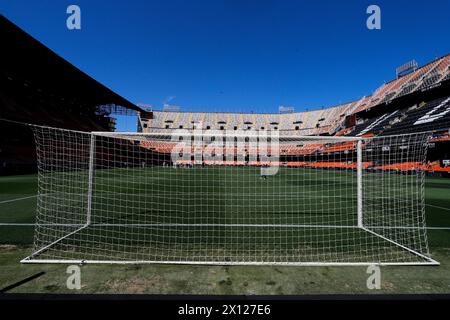 Stadio Mestalla, sede del Valencia CF Foto Stock
