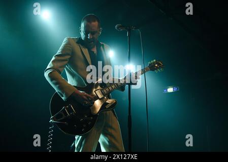 Roma, Italia. 11 aprile 2024. Il cantante e chitarrista britannico Miles Kane si esibisce dal vivo Credit: Independent Photo Agency/Alamy Live News Foto Stock