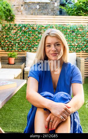 Ritratto del proprietario di casa a Londra, Regno Unito Foto Stock