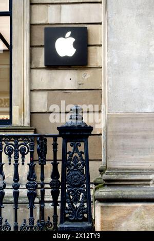 Apple Store, Glasgow, Scozia, Regno Unito Foto Stock