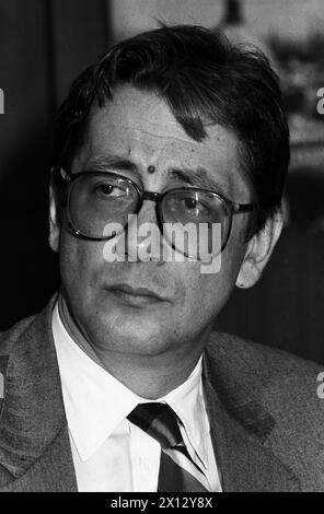 Ministro delle finanze austriaco Ferdinand Lacina il 13 giugno 1986. - 19860613 PD0011 - Rechteinfo: Diritti gestiti (RM) Foto Stock