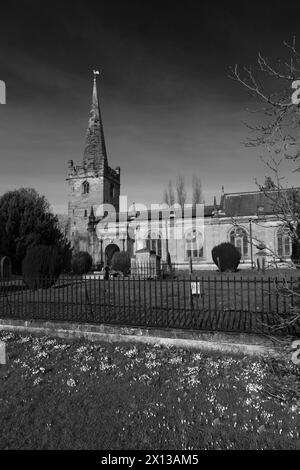 St Edmund's Church, Holme Pierrepont, Nottinghamshire, Inghilterra, Regno Unito Foto Stock