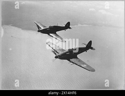 HURRICANE (HAWKER) MARK IIC - motore Rolls-Royce XX. N. 247 (Cina-Regno Unito) Squadron RAF Foto Stock