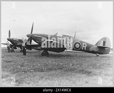 HURRICANE (HAWKER) MARK IIC - motore Rolls Royce XX da 1460 cv. N. 87 Squadron (Province Unite) RAF Foto Stock