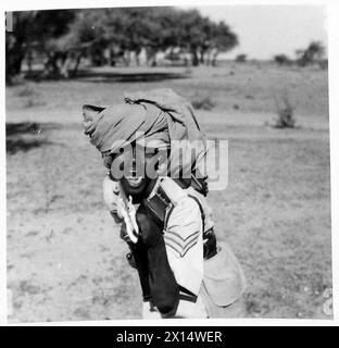 FOTOGRAFIE SCATTATE DELLA FORZA DI DIFESA DEL SUDAN - tipi di reclute, British Army Foto Stock