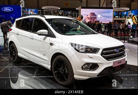 Ford Kuga al 88° Salone Internazionale dell'automobile di Ginevra. Svizzera - 6 marzo 2018 Foto Stock