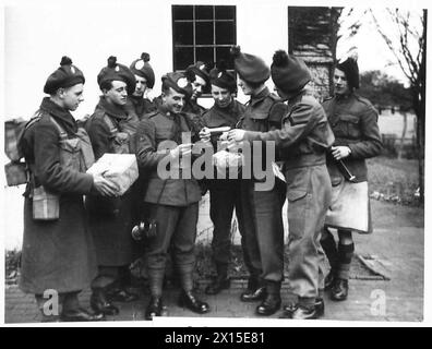 LONDON IRISH CARABLES - addestramento nel Sussex - inverno 1939/40 British Army Foto Stock