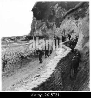 PETTINARE LE SPIAGGE - un esercizio in corso, British Army Foto Stock