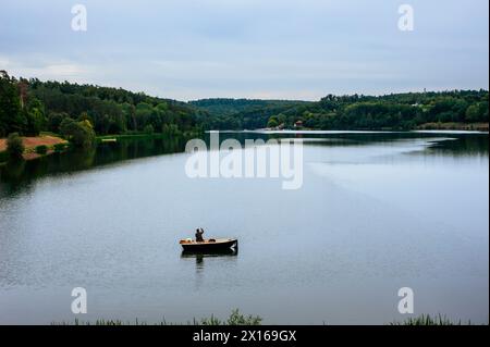 Der alte Mann und das Meer Foto Stock