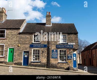 Antiquariato e oggetti da collezione, Ripide Hill, Lincoln City, Lincolnshire, Inghilterra, REGNO UNITO Foto Stock