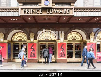 MJ al Prince Edward Theatre, Londra, Inghilterra, aprile 2024. Foto Stock