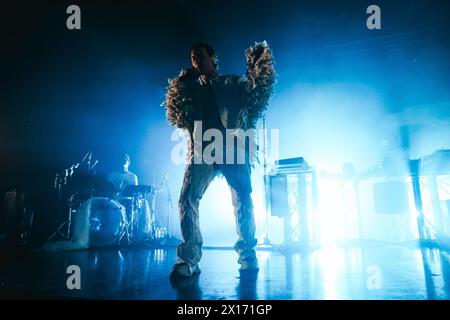 Milano, Italia. 11 aprile 2024. Cosmo si esibisce dal vivo all'Alcatraz di Milano, l'11 aprile 2024. (Foto di Alessandro Bremec/NurPhoto) credito: NurPhoto SRL/Alamy Live News Foto Stock