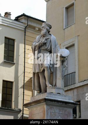 Monumento di Francesco Mazzola a Parma, nell'Italia settentrionale Foto Stock