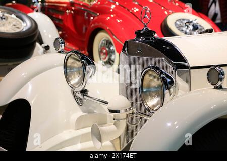 Mercedes-Benz 26/120/180 PS Typ S Tourenwagen, Museo Mercedes-Benz, Stoccarda, Baden-Württemberg, Deutschland *** Mercedes Benz 26 120 180 hp Type S Touring car, Museo Mercedes Benz, Stoccarda, Baden Württemberg, Germania Foto Stock