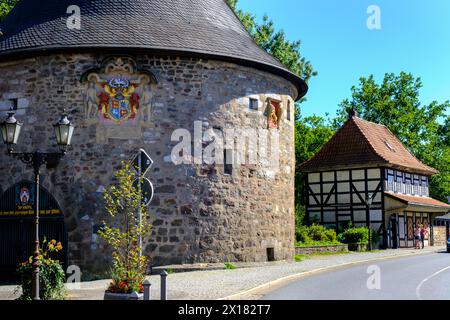 Rotunda, Hannover Muenden, Hann. Muenden, bassa Sassonia, Germania Foto Stock