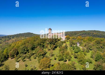 Castello di Ludwigstein, nei pressi di Werleshausen, Werratal, distretto di Werra-Meissner, Assia, Germania Foto Stock