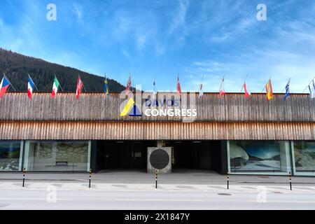 Centro Congressi, Davos, Svizzera Foto Stock