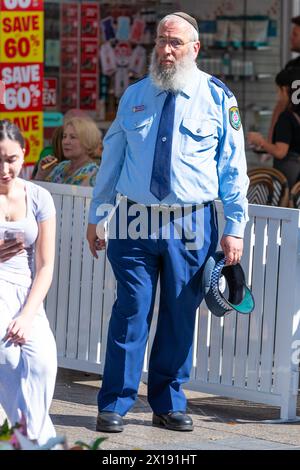 Sydney, Australia. 14 aprile 2024. Scene delle conseguenze della pugnalata che avvenne il 13 aprile 2024 a Westfield Bondi Junction. Foto Stock