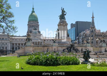 Palazzo Buenos Aires del Congresso Nazionale Argentino, Argentina. Foto Stock