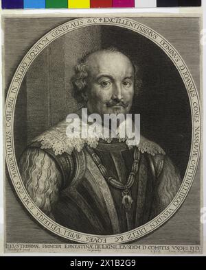 Giovanni VIII, il giovane, conte di Nassau-Siegen, 1630, - 16300101 PD0053 - Rechteinfo: Diritti gestiti (RM) Foto Stock
