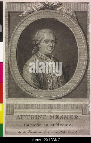Mesmer, Franz Anton, incisione senza firma dell'artista, - 19300101 PD35898 - Rechteinfo: Rights Managed (RM) Foto Stock