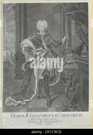 Pietro II, Imperatore di Russia, - 19830422 PD65534 - Rechteinfo: Diritti gestiti (RM) Foto Stock