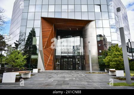 Questa fotografia mostra la Chiesa di Scientology e Celebrity Centre du Grand Paris, a Saint-Denis a nord di Parigi il 16 aprile 2024. Foto di Firas Abdullah/ABACAPRESS.COM Foto Stock